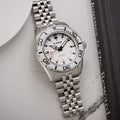 Islander Saltaire 38mm Solar Dive Watch with Pure White Dial