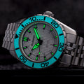 Islander Saltaire 38mm Solar Dive Watch with Pure White Dial