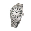 Islander Saltaire 38mm Solar Dive Watch with Pure White Dial