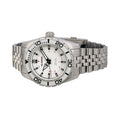 Islander Saltaire 38mm Solar Dive Watch with Pure White Dial