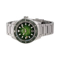 Islander Bayport Automatic Dive Watch with Green Wave Dial