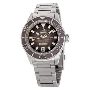 Islander Bayport Automatic Dive Watch with Warm Grey Wave Dial