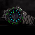 Islander Bayport Automatic Dive Watch with Warm Grey Wave Dial