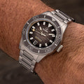 Islander Bayport Automatic Dive Watch with Warm Grey Wave Dial