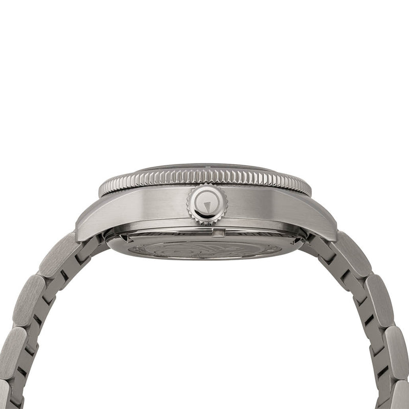 Islander Bayport Automatic Dive Watch with Warm Grey Wave Dial