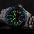 Islander Calabro GMT World Time Automatic Watch with Anthracite