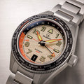 Islander Calabro GMT World Time Automatic Watch with Silver Dial