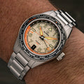 Islander Calabro GMT World Time Automatic Watch with Silver Dial