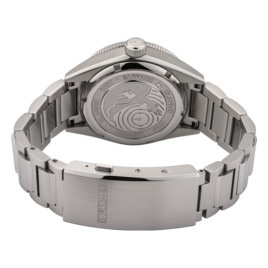 Islander Calabro GMT World Time Automatic Watch with Silver Dial