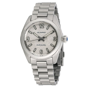 Islander Brookville Calligraphy Edition Watch with Silver Parchment Dial