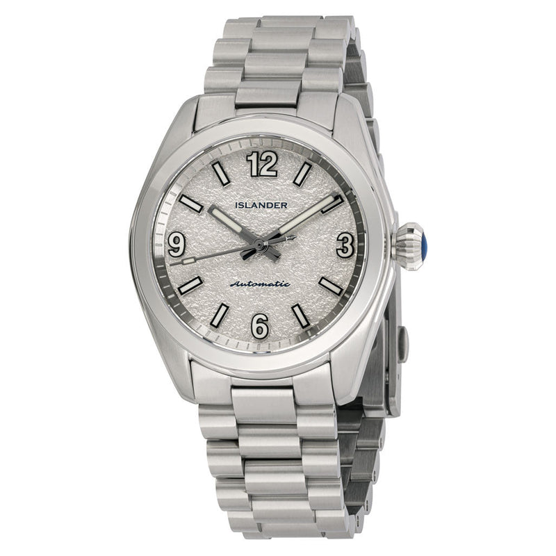 Islander Brookville Calligraphy Edition Watch with Silver Parchment Dial