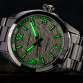 Islander Brookville Calligraphy Edition Watch with Silver Parchment Dial