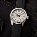 Islander Brookville Calligraphy Edition Watch with Silver Parchment Dial