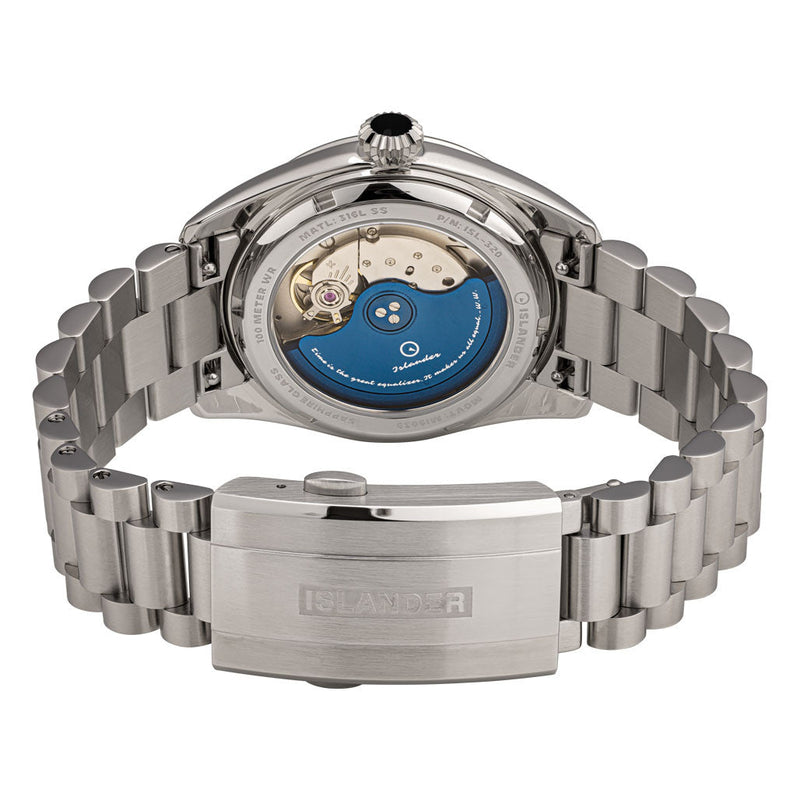 Islander Brookville Calligraphy Edition Watch with Lavender Parchment Dial