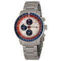 Islander Calverton Flight Chronograph Alarm Watch with White Dial