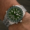 Islander Rocky Point Analog-Digital Watch with Green Dial