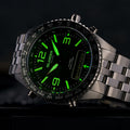 Islander Rocky Point Analog-Digital Watch with Green Dial