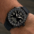Islander Rocky Point PVD Analog-Digital Watch with Black Dial