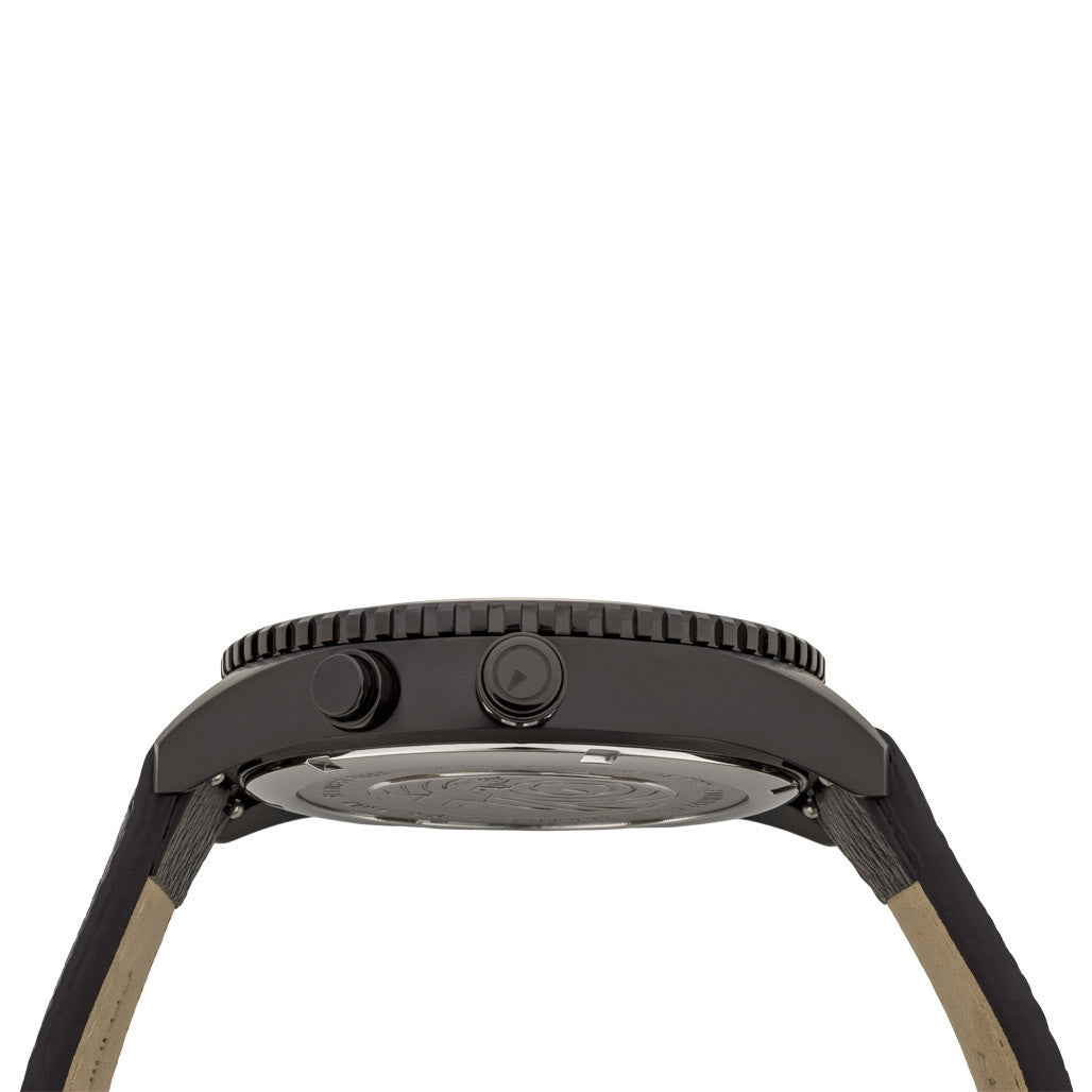 Islander Rocky Point PVD Analog-Digital Watch with Black Dial