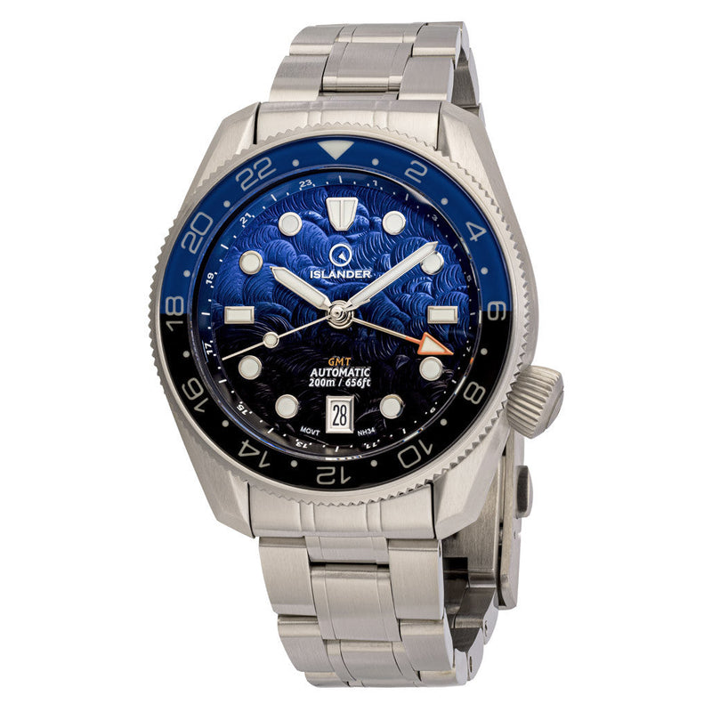 Islander JFK Automatic GMT Watch with Batman Dial