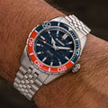 Islander Saltaire 38mm Solar Dive Watch with Blue Dial