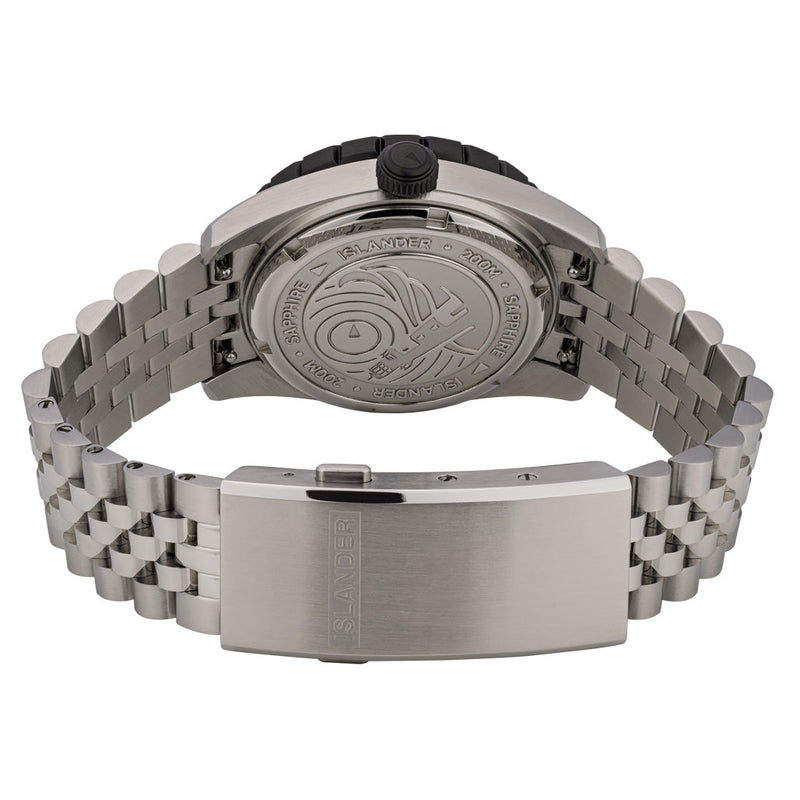 Islander Saltaire 38mm Solar Dive Watch with Orange Dial