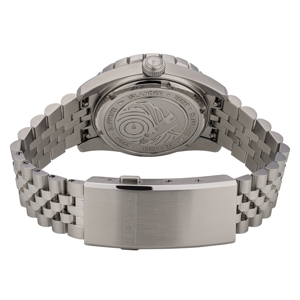 Islander Saltaire 38mm Solar Dive Watch with Grey Dial