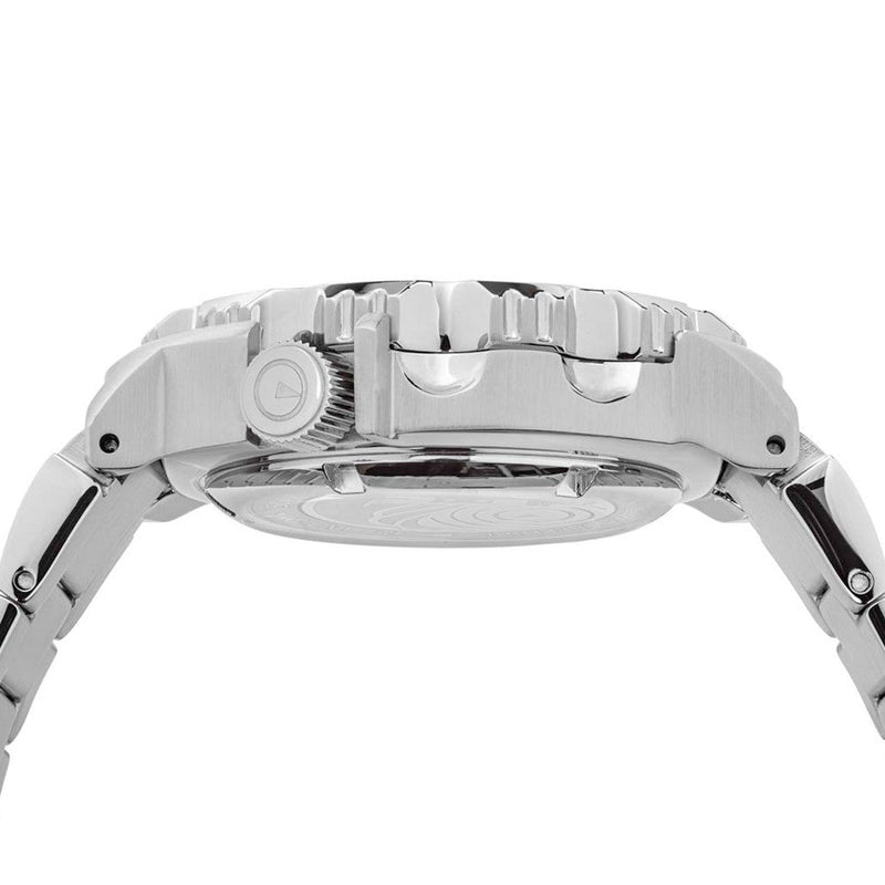 Islander Orange Dial Automatic Dive Watch with AR Double Dome Sapphire Crystal, and 120-click Bezel