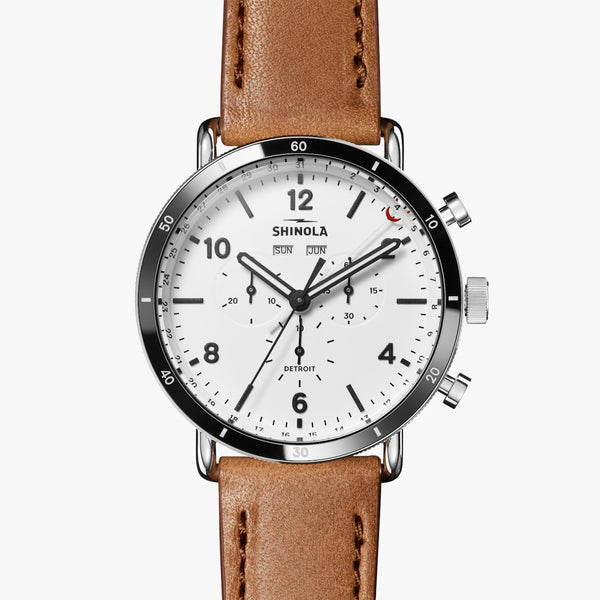 Canfield Chrono 45mm White | White Dial