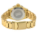 Wall Street Gevril Swiss Made SW330 IPYG Steel Rotating Bezel watch, Gold bezel, Black dial | Black Dial