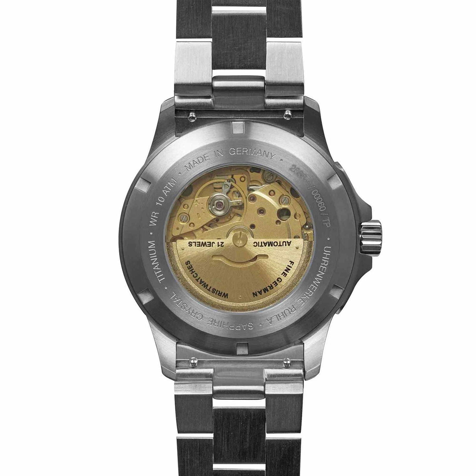 Aviation Titanium Green with Titanium Bracelet | Green Dial