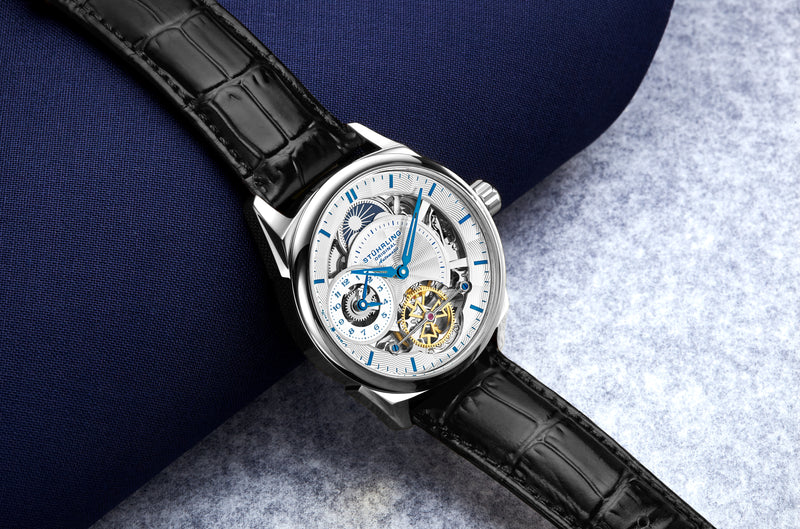 Legacy Automatic 943A Watch Black/Leather | Silver Dial