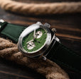 Hull Chronograph Green / Leather | Green Dial