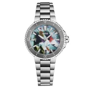 Aquis Multicoloured / Stainless Steel Multi-Color Dial