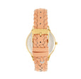 Tucson w/ Swarovski Crystals Gold/Coral | Silver Dial