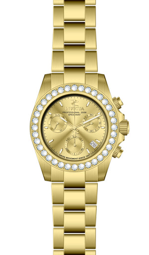 Elite Diamond Gold dial / Gold Stainless Steel Bracelet Gold Dial
