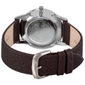 Symphony 238 Silver case/Leather strap/ Brass Dial | Champagne Dial