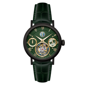 Celestial Halley Tourbillon Limited Edition Green / Leather | Green Dial
