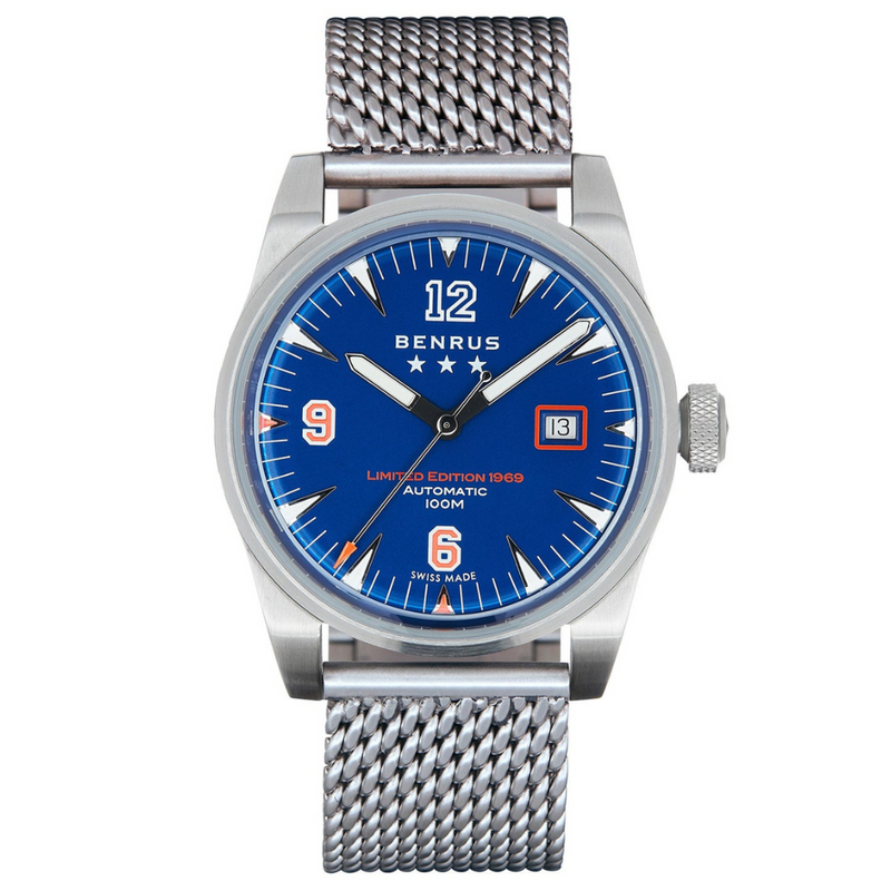 Classic 1969 Limited Edition Blue / Metal Bracelet | Blue Dial