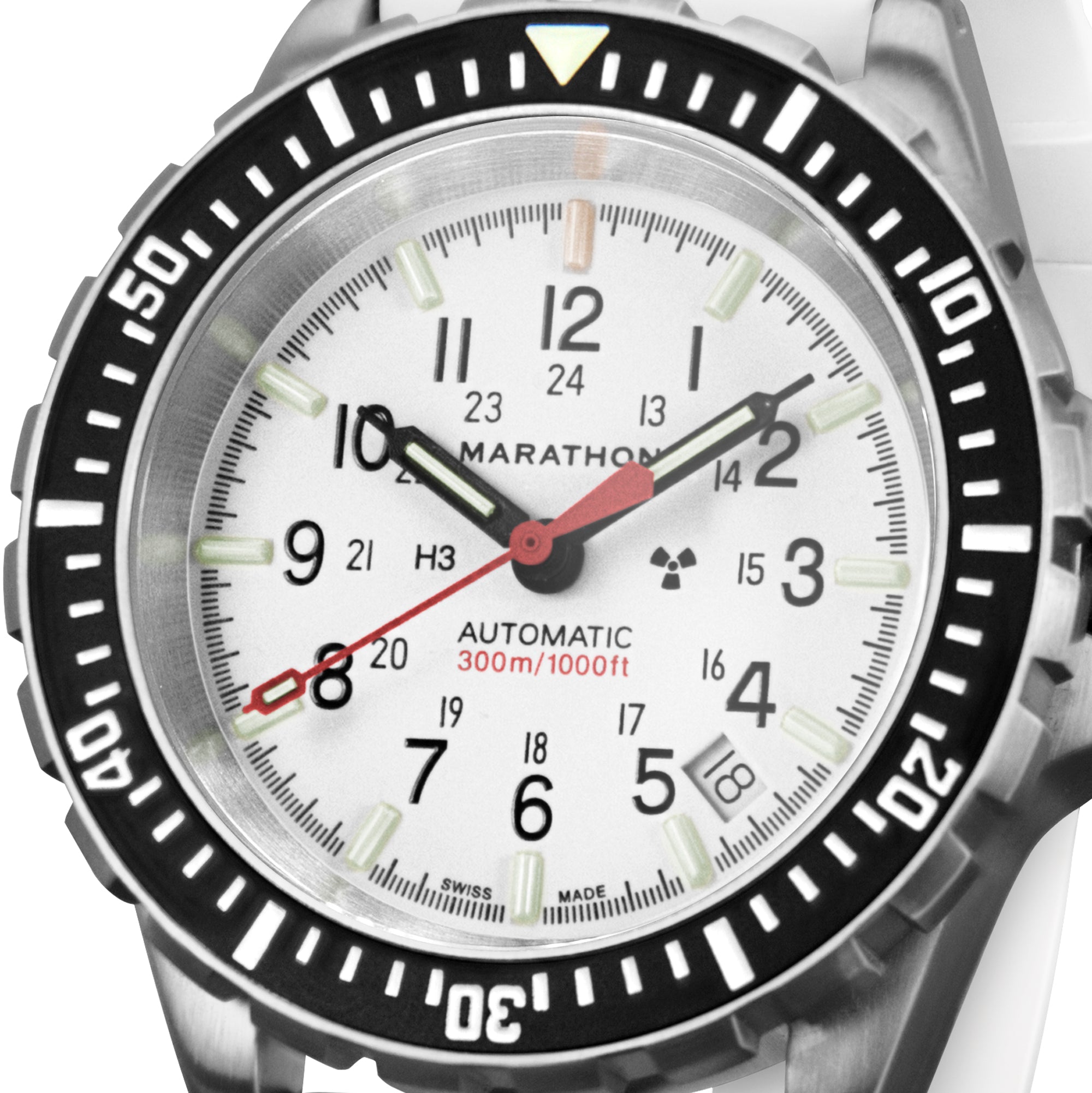Dive SS/BKSS 3PC RUBBER (WW194006SS-0530) | White Dial – Watch Gang