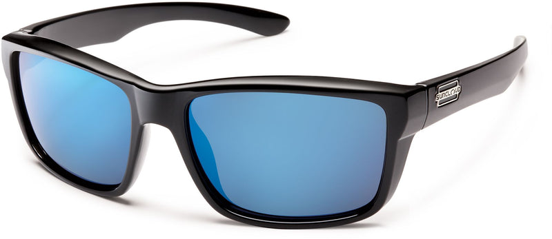 MAYOR MEN'S BLACK / POLARIZED BLUE MIRROR |  Dial
