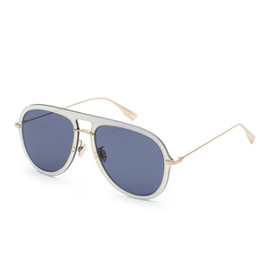 Ultimate Gold Frame, Blue Lens |  Dial
