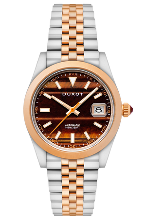 Vezeto Automatic Limited Edition Brown & Rose Gold / Stainless Steel | Brown Dial