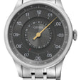 Jones Swiss automatic SW200 single handed watch Gray Silver | Gray Dial