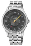 Jones Swiss automatic SW200 single handed watch Gray Silver | Gray Dial