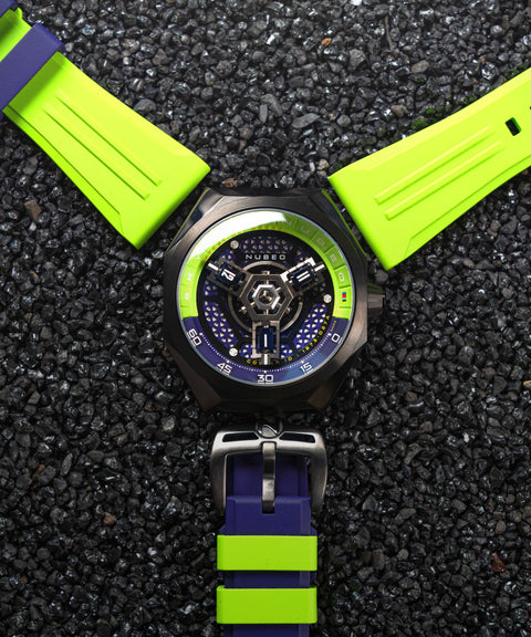 Skylab Automatic Limited Edition Blue / Blue Rubber | Blue Dial