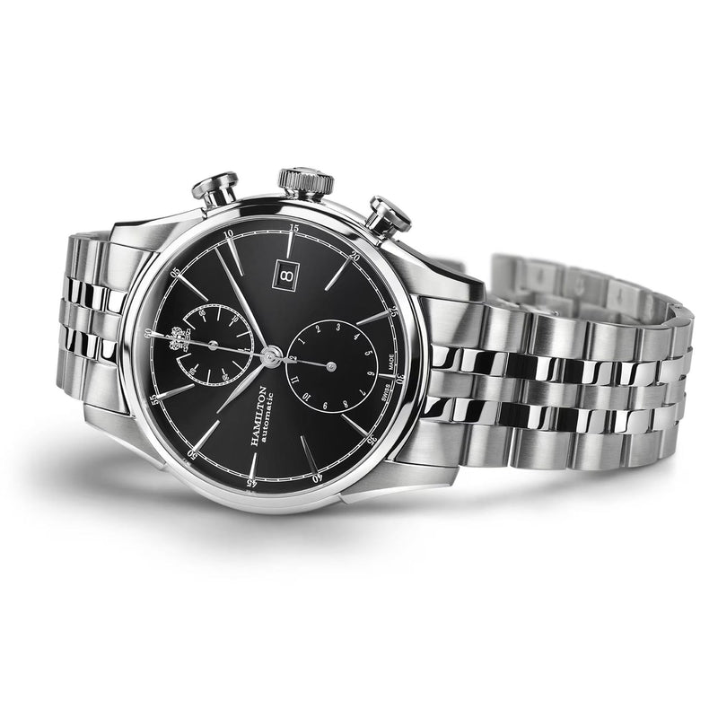 American Classic Silver/SS Black Dial