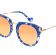 Aaliyah Blue Tortoise/Rose Gold |  Dial