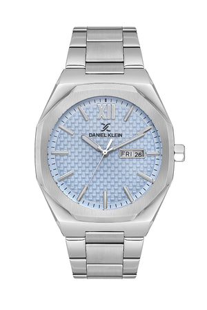 Octagon Waffle Silver / Light Blue Dial Blue Dial