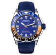 JS9-44 Blue/Rubber | Blue Dial